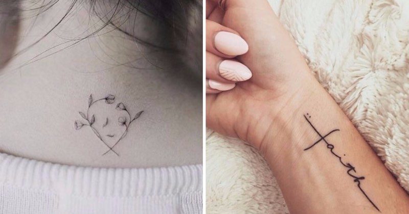  15 нежных и красивых вариантов  татуировок для девушек