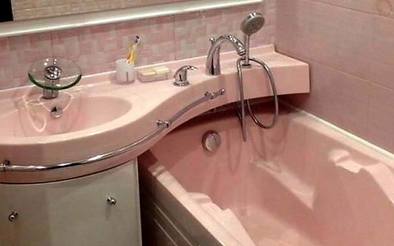  Как все правильно уместить в ванной комнате. Грамотный ремонт! (15 фото)