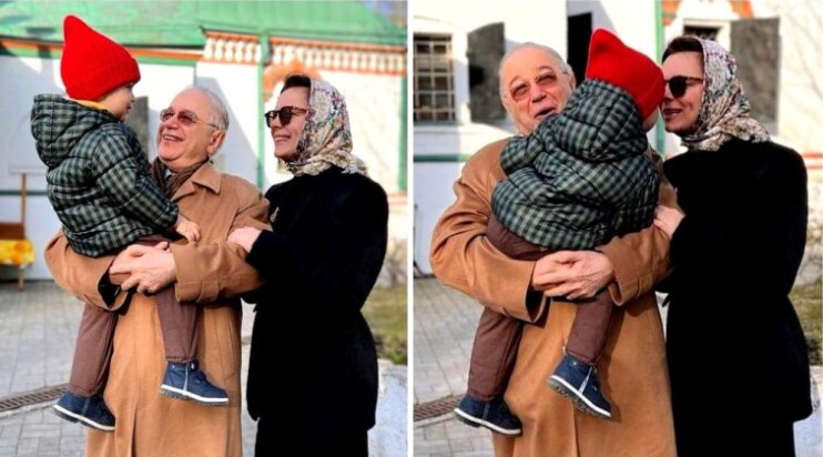 «Подходит под стать дедуле»: 77-летний Петросян опубликовал семейное фото с молодой супругой и сыном